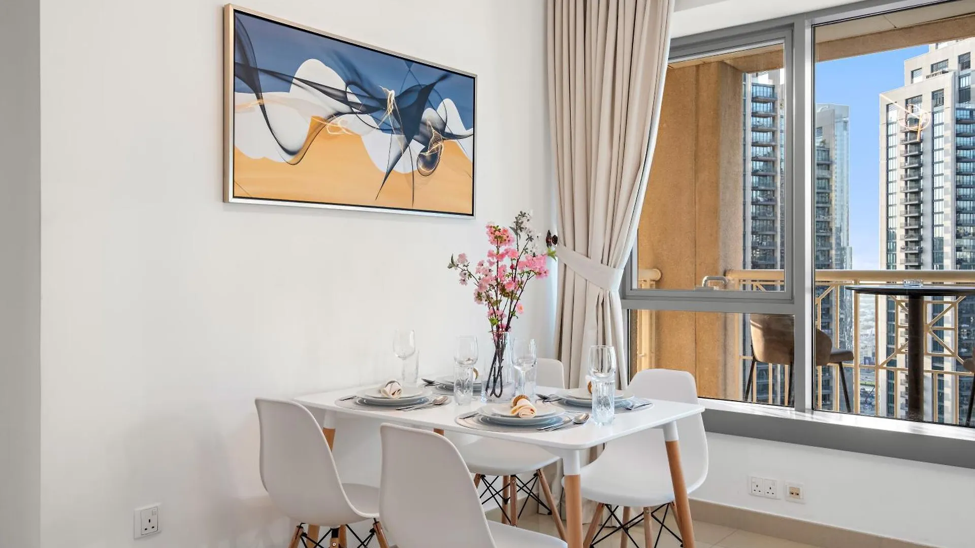 Elegant 1Br With Stunning Views At 29 Boulevard Dubaj